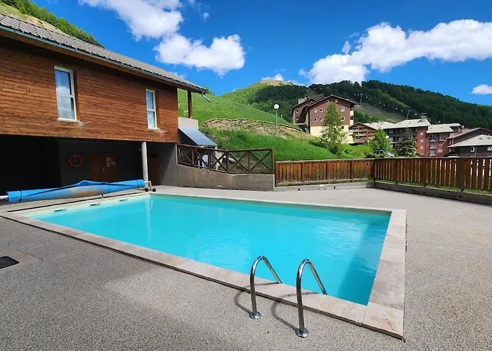 3 Pieces Avec Piscine Chauffee Apartment Allos